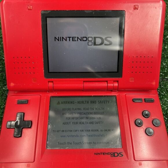 Nintendo DS NTR-001 Japan Import Lava Red Tested Working 14 Import Game - Picture 5 of 16